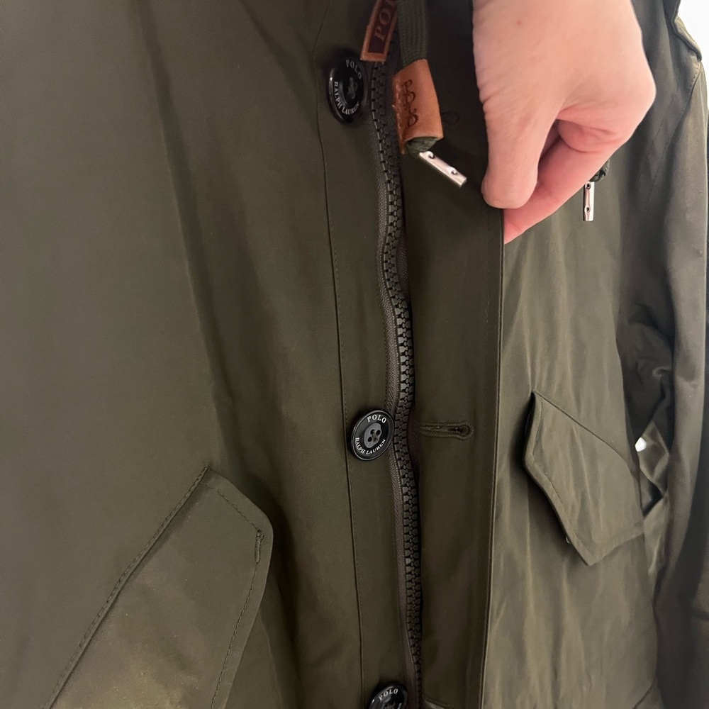 Polo by Ralph Lauren Olive Green Parka - Picture 3 of 3